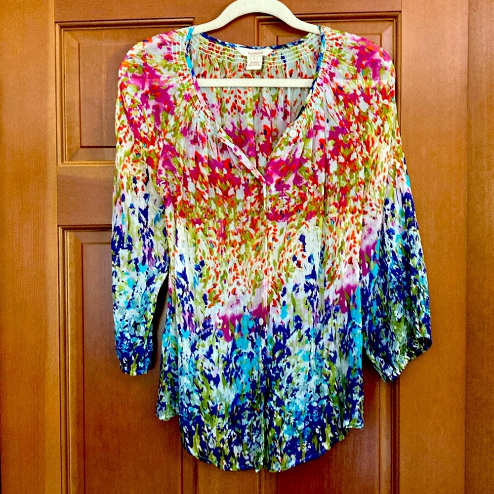 Sundance 100% Silk Blouse